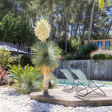 Charmant Studio Lodge Climatise Avec Jardin Et Vue Sur Le Pic Saint Loup Jacou Extérieur photo