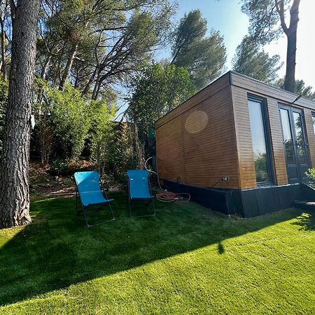 Charmant Studio Lodge Climatise Avec Jardin Et Vue Sur Le Pic Saint Loup Jacou Extérieur photo